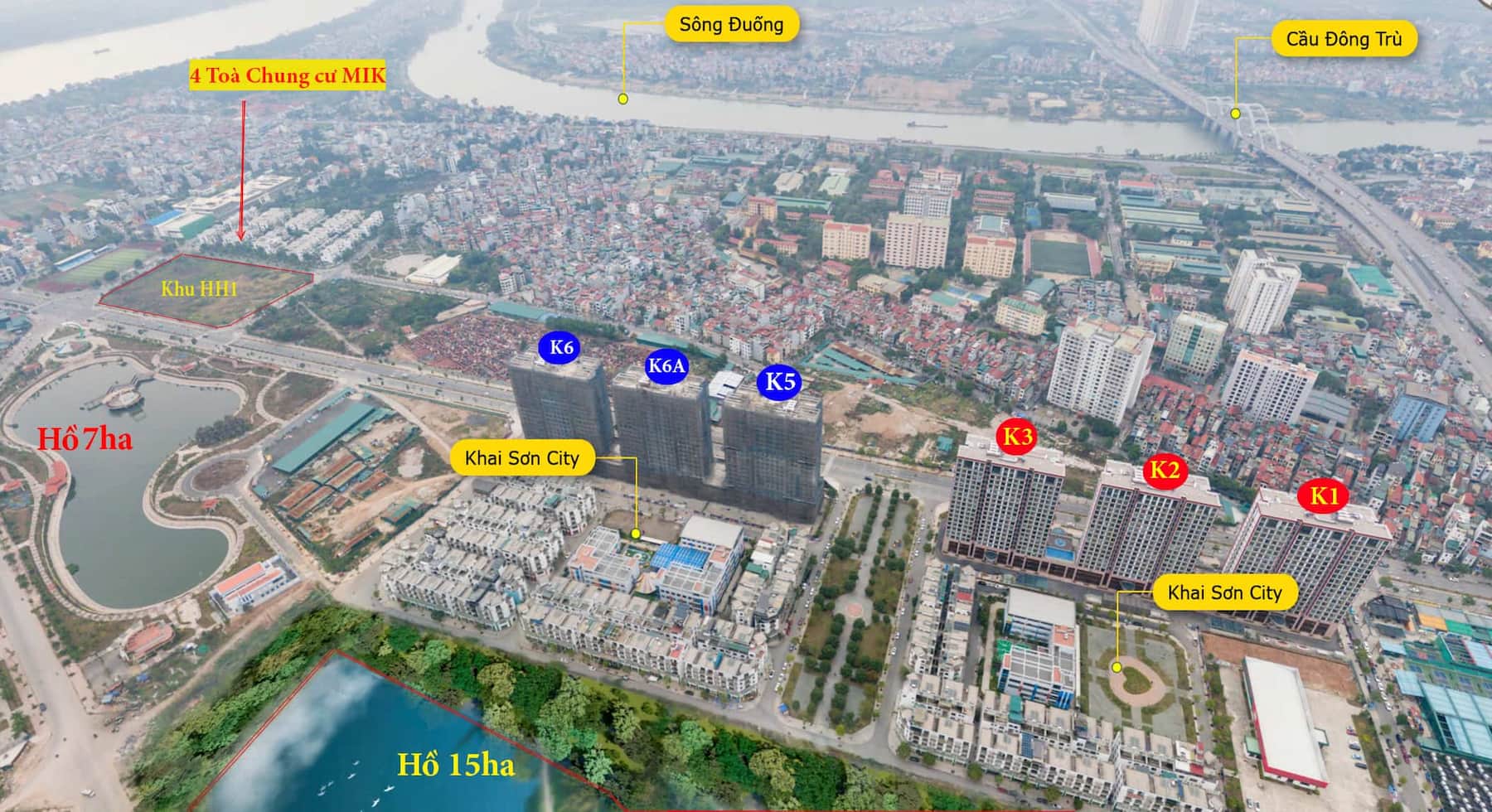 Hạ tầng Long Biên phát triển tác động tích cực đến dự án