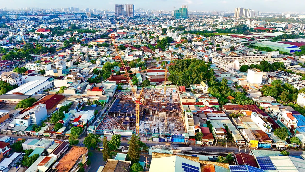 Tiến độ xây dựng Happy One Sora thực tế tháng 9/2025